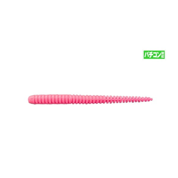 Jackall Worm Mellow Ring 3.0inch VC Demon Glow Pink