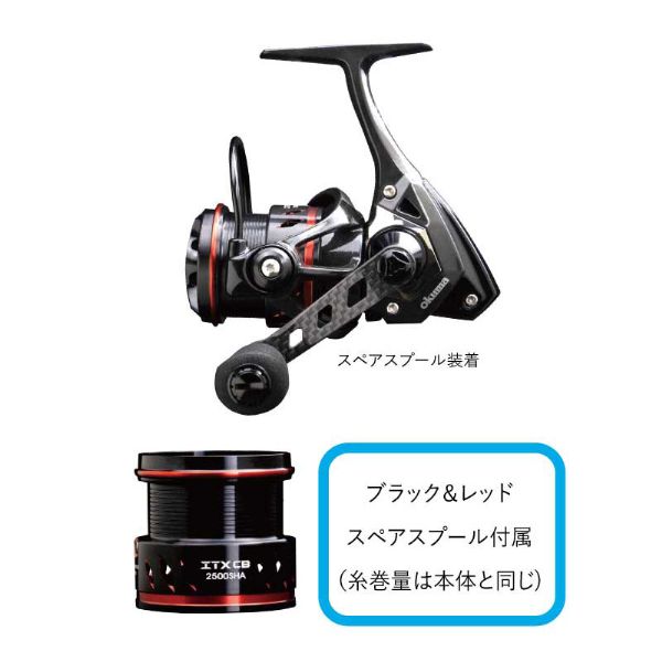 okuma 2500 spinning reel Okuma Spinning Reel 23 ITX CB Plus ICP-2500SHA