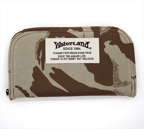 Waterland Lure Case WL/Spoon Wallet L Beige Brown Camo