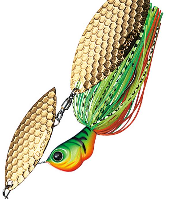 Evergreen Spinnerbait MoDO D Zone 3/8oz Tandem Willow #06 Hot Tiger