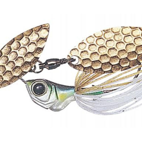 Evergreen Spinnerbait MoDO D Zone Fry 1/4oz Single Willow #01 Ayu (Gold)