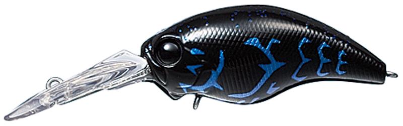 Evergreen Bass Lure MoDO Wild Hunch #85 Black & Blue Claw