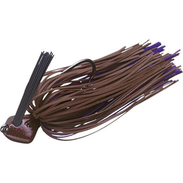 Evergreen Rubber Jig Casting Jig Silicon 3/8oz #104 Brown Purple