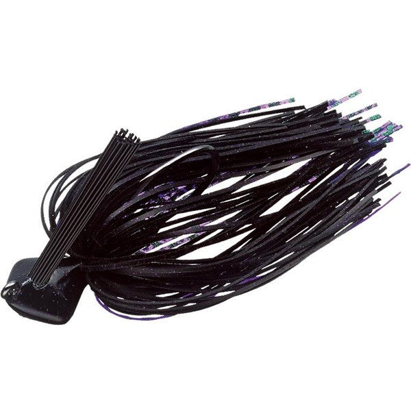Evergreen Rubber Jig Casting Jig Silicon 3/8oz #110 BK Purple Illusion