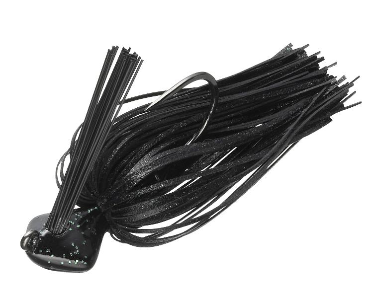 Evergreen Rubber Jig Casting Jig Silicon 1/4oz #101 Kikumoto Black