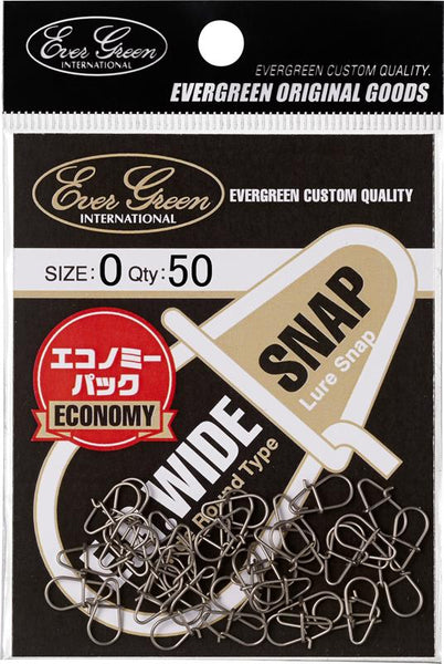evergreen international fishing lures Evergreen E. G. Wide snap #0 Economy Pack