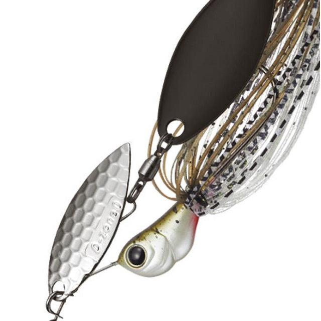 Evergreen Spinnerbait MoDO D Zone Power Blade 1/2oz Double Willow #41 GRPK Shut