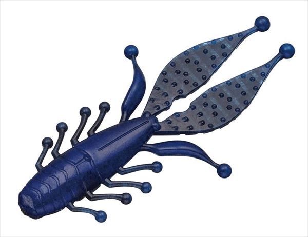 Evergreen Worm Kicker Bug 4inch #96 Black & Blue