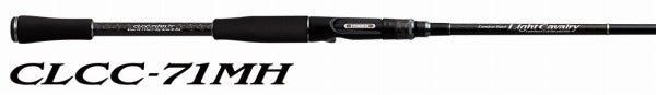 Evergreen Bass Rod Light Cavalry CLCC-71MH (Baitcasting 2 Piece)