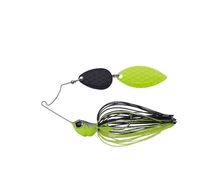 Evergreen Spinnerbait MoDO D Zone Fry 1/4oz Tandem Willow #YK01 Flicker Chart