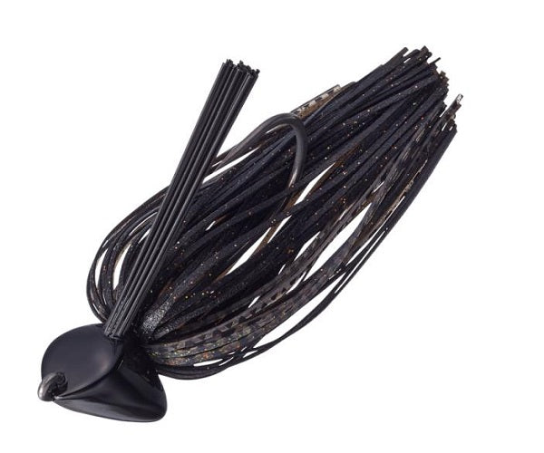 Evergreen Rubber Jig Grass Ripper 5/8oz #210 Secret Black