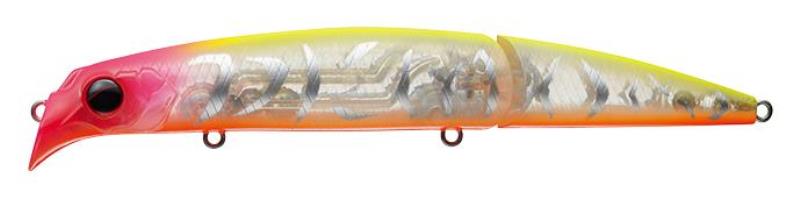 Evergreen Seabass Lure Stream Demon 170J #802 Pink Head Clear Chart