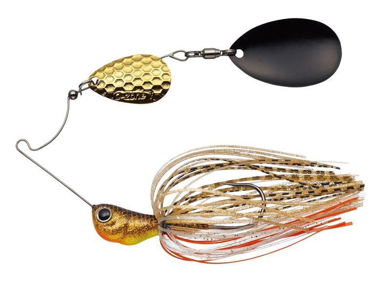 Evergreen Spinnerbait MoDO D Zone 3/8oz Double Indiana #59 Gold Black