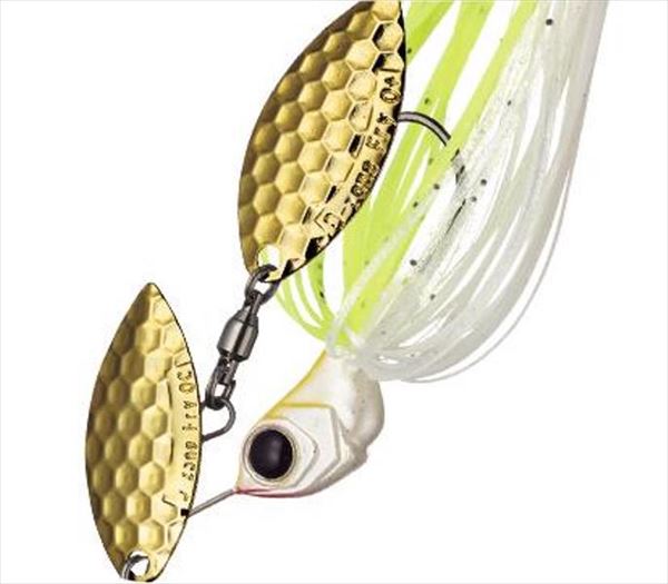 Evergreen Spinnerbait MoDO D Zone Fry 1/4oz Double Willow #14 White Chart G