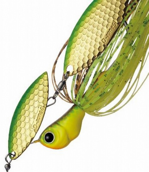 Evergreen Spinnerbait MoDO D Zone 1/2oz Double Willow #56 Citrus Chart