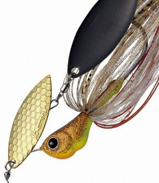 Evergreen Spinnerbait MoDO D Zone 1/2oz Double Willow #59 Gold Black