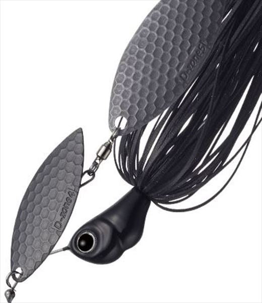 Evergreen Spinnerbait MoDO D Zone Power Blade 1/2oz Double Willow #48 Matte Black