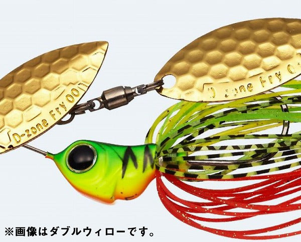 Evergreen Spinner Bait Buzz Bait D Zone Fly TG 1/4oz Tandem Willow #06 Hot Tiger