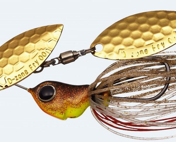 Evergreen Spinnerbait MoDO D Zone Fry TG 1/4oz Double Willow #22 Kurokin