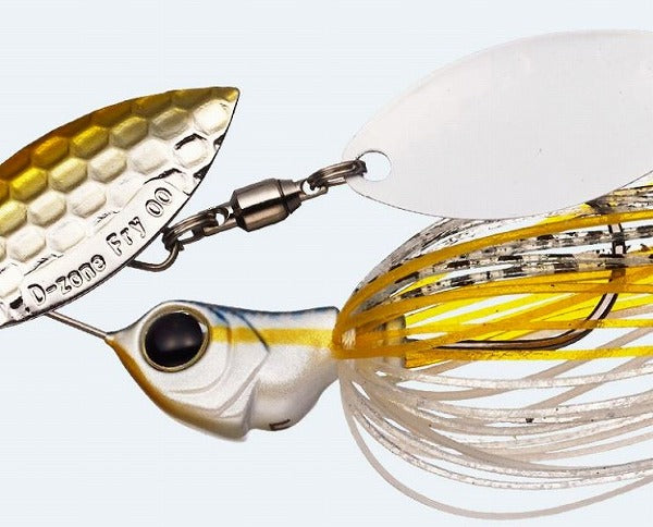 Evergreen Spinnerbait MoDO D Zone Fry TG 1/4oz Double Willow #27 Chart Shad