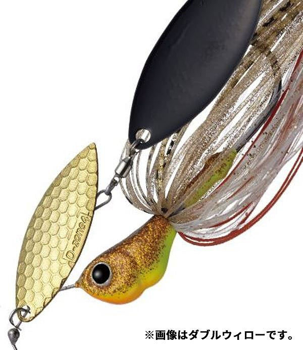 Evergreen Spinnerbait MoDO D Zone 1/2oz Tandem Willow #59 Gold Black