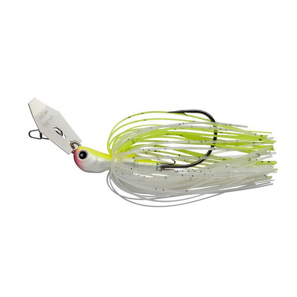 Evergreen Bladed Jig Jack Hammer Baby Jack 3/8oz #02 White Chart