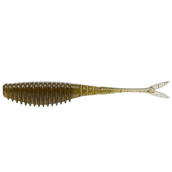 Evergreen Worm Bull Point Shad 4.5inch #01 GR Pumpkin/BK