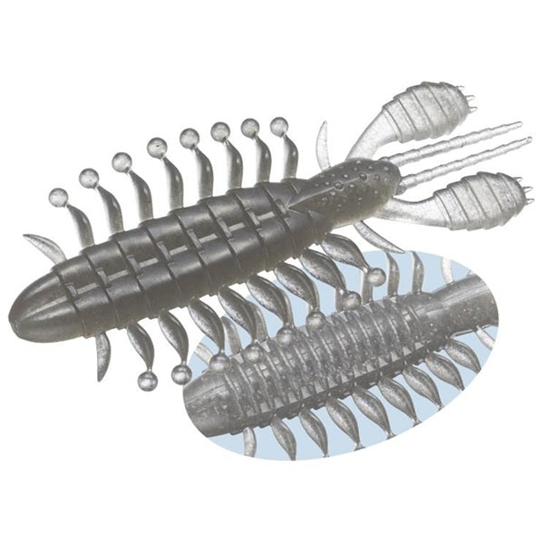 Evergreen Worm Zowa Zowa 4.5inch #146 Smoke Shad