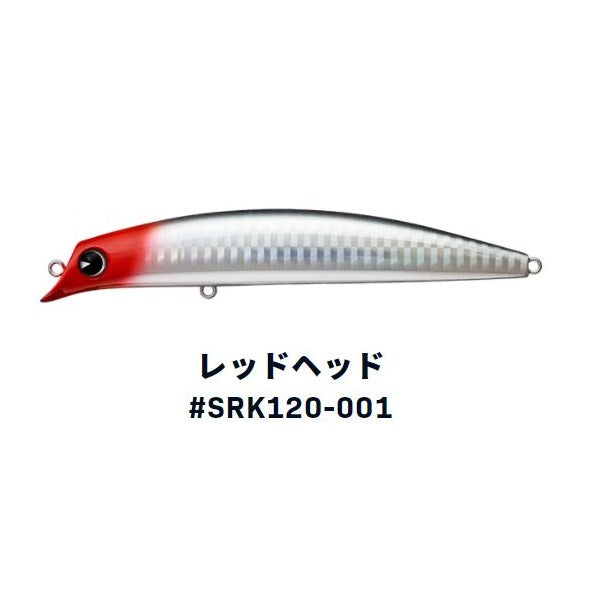ima Seabass Lure Sasuke 120 Rekku #SRK120-001 Red Head