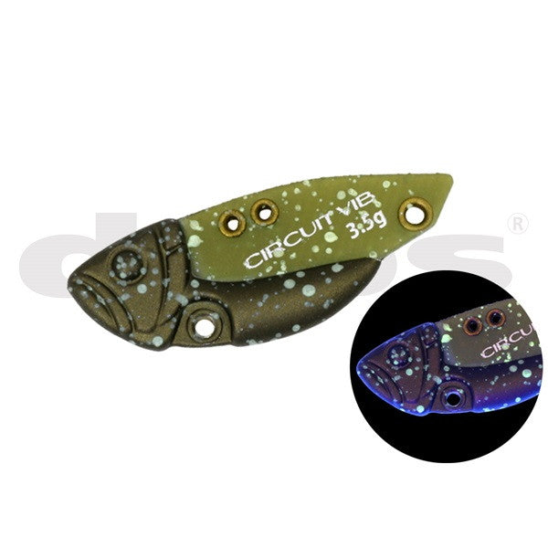 Deps Trout Plug Circuit Vib Trout model 3.5g #02 Ghost Olive