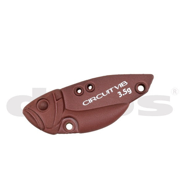 Deps Trout Plug Circuit Vib Trout model 3.5g #08 Chocolate Brown