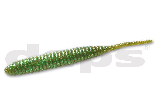 Deps Worm Death Adder 5inch #14 Root Beer/Green Flake