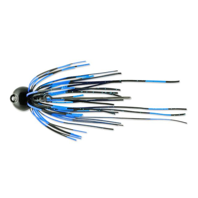 Deps Rubber Jig Slip Head Jig 3/16oz #04 Blue Black