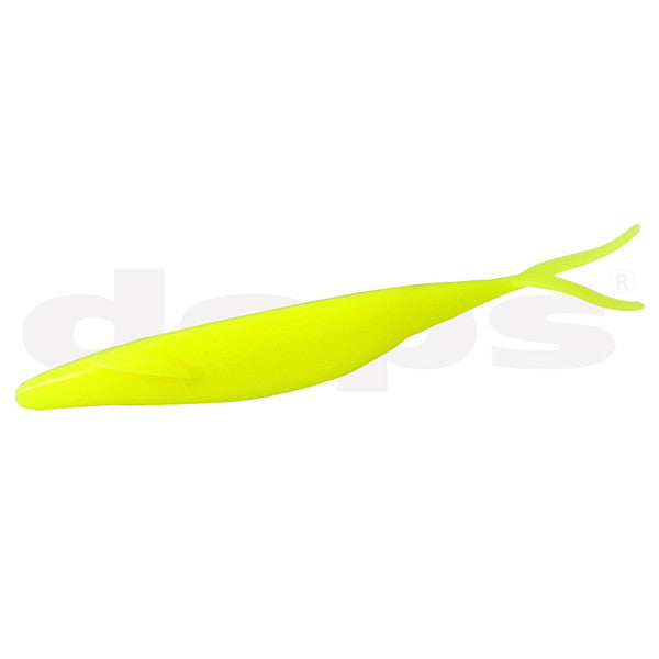 Deps Worm Sakamata Shad 4.5inch #16 Chartreuse