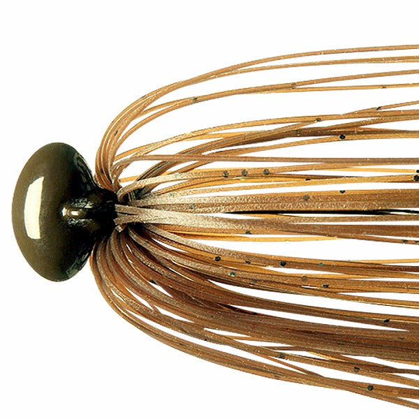 Deps Rubber Jig Hyper Football Jig 1/2oz #53 Green Pumpkin Seed