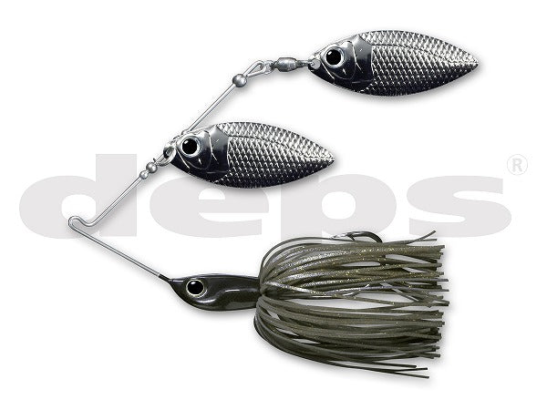 Deps Spinnerbait B Custom 3/8oz Double Willow #05 Night Head