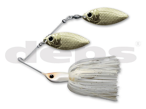 Deps Spinnerbait B Custom 3/8oz Double Willow #14 Albino