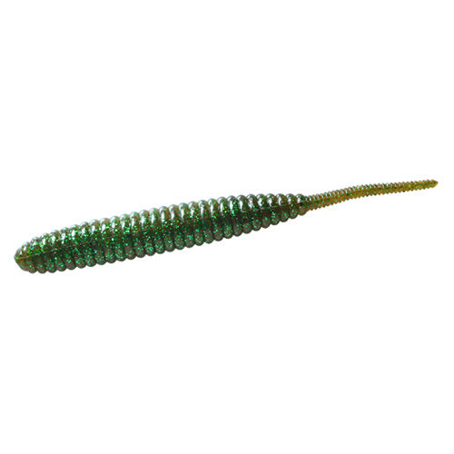 Deps Worm Death Adder 4inch #14 Root Beer/Green Flake