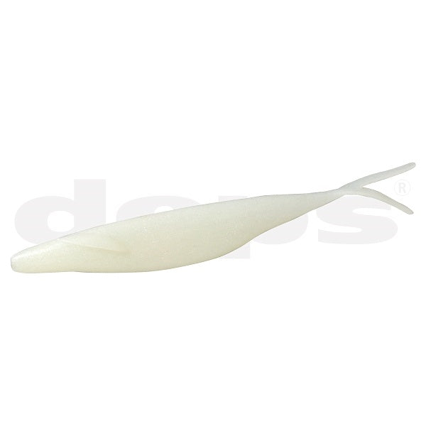 Deps Worm Sakamata Shad 2.5inch #39 Pearl White