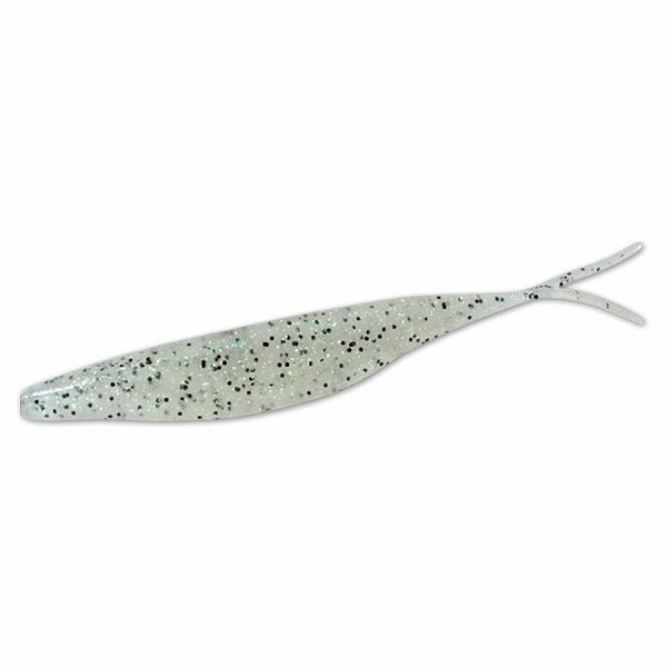 Deps Sakamata Shad 8inch #125 Clear Pepper/Neon Flakes