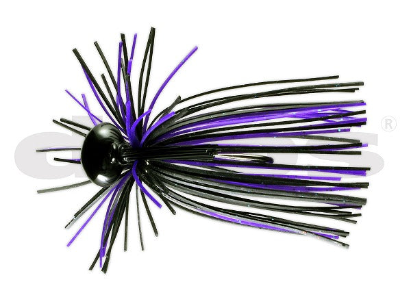 Deps Rubber Jig Cling Head Jig 3/16oz #61 Junebug/Black