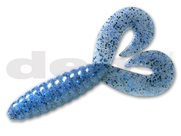 Deps Worm Death Adder Grub Twin-Tail #47 Florida Blue