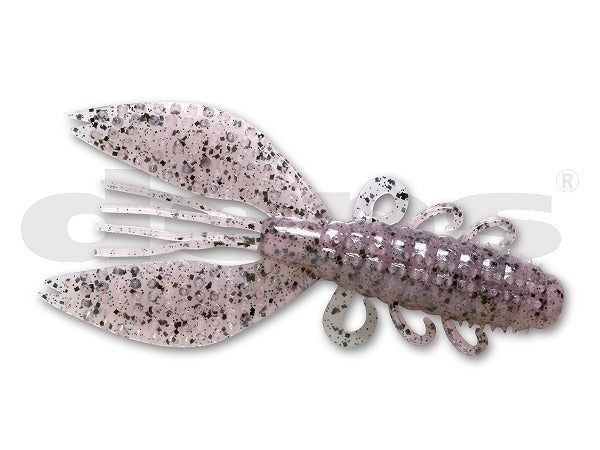 Deps Worm Spiny Craw 4.8inch #58 Clear Rose Pepper