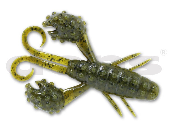 Deps Worm Beckon Craw 3.5inch #12 Green Pumpkin