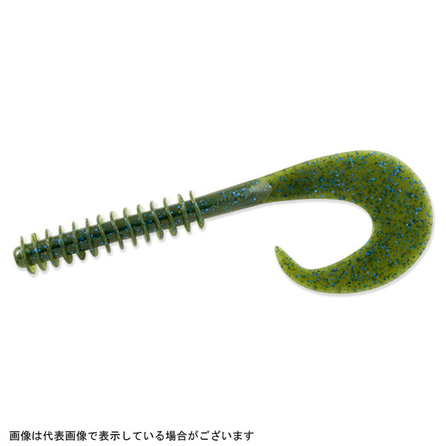 Deps Stirrer Tail 5.5inch #11 Water Melon/Blue Flakes