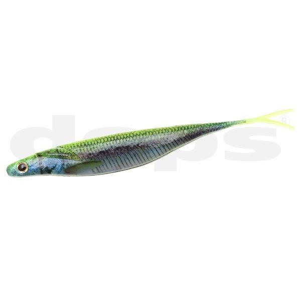 Deps Worm Sakamata Shad Real 6inch Non Salt #04 Chart Back Wakasagi