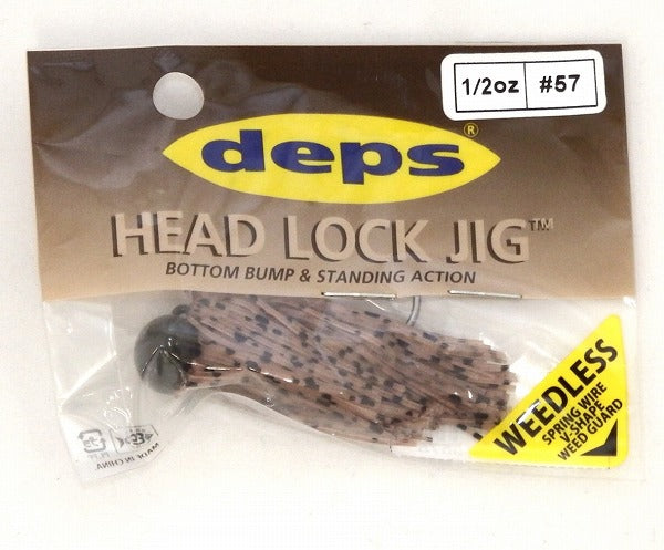 Deps Rubber Jig Head Lock Jig 1/2oz Wire guard model l #57 Sakura Baby