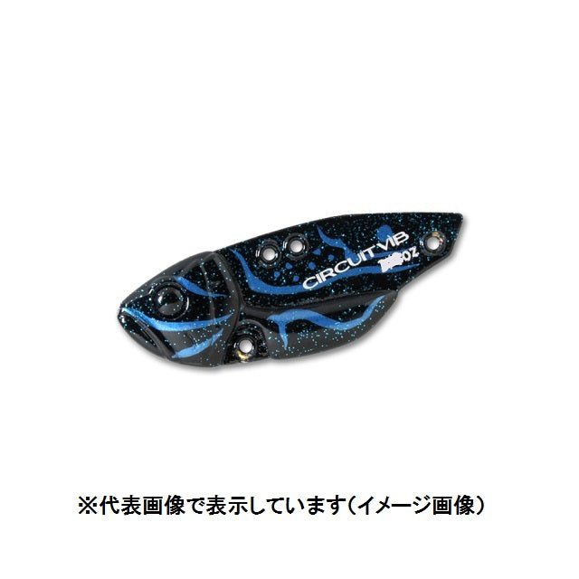 Deps Bass Lure Circuit Vibe 1/8oz #14 Blue Black Claw