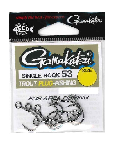 Gamakatsu Single Hook 53 (NSB) #4