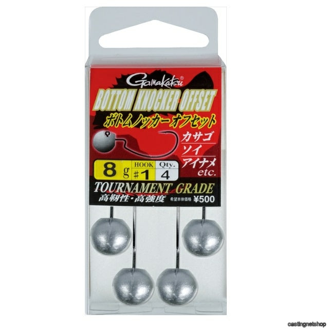 Gamakatsu Jig Head Bottom Knocker Offset #1-12g